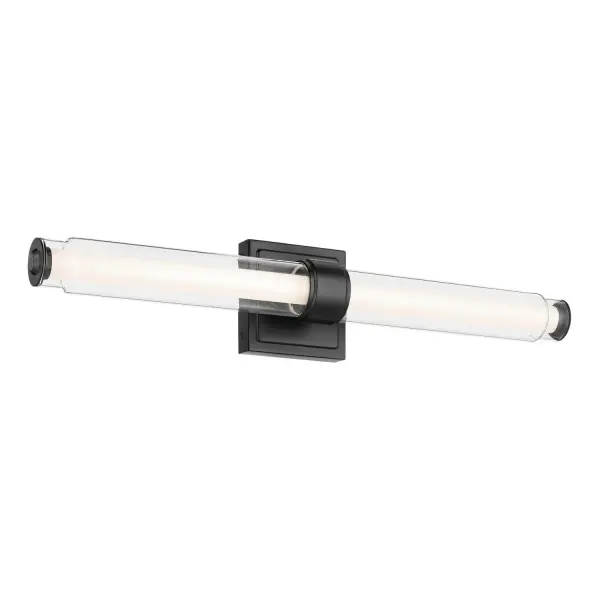 Laurene LED Linear Bath Light in Black