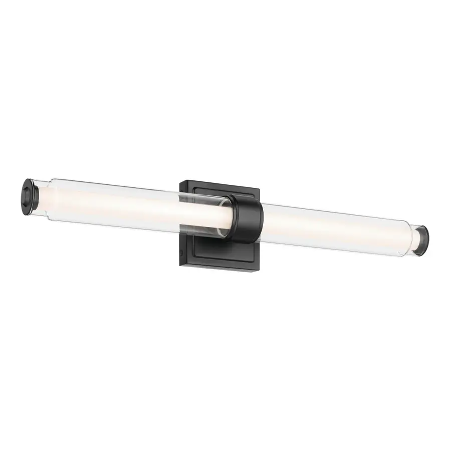 Laurene LED Linear Bath Light in Black