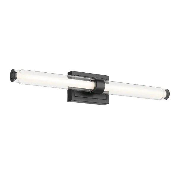 Laurene LED Linear Bath Light in Black