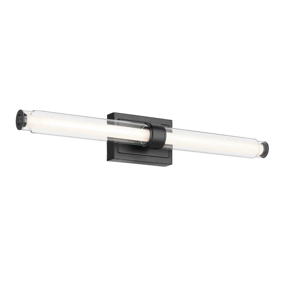 Laurene LED Linear Bath Light in Black