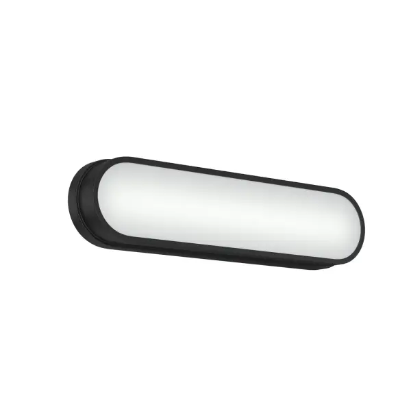 The Daines LED Bath Bar delivers professional-grade lighting in a minimalist black aluminum frame. Its integrated 2700K LED with 94 CRI provides warm, color-accurate light ideal for grooming tasks.