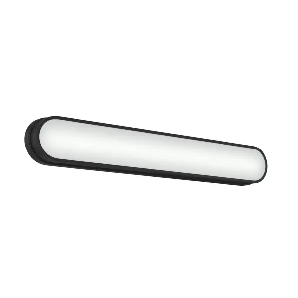 The Daines LED Bath Bar delivers professional-grade lighting with a 94 CRI for accurate color rendering. Its 32.75-inch width provides even illumination across larger vanities while the integrated LED offers energy efficiency and longevity.
