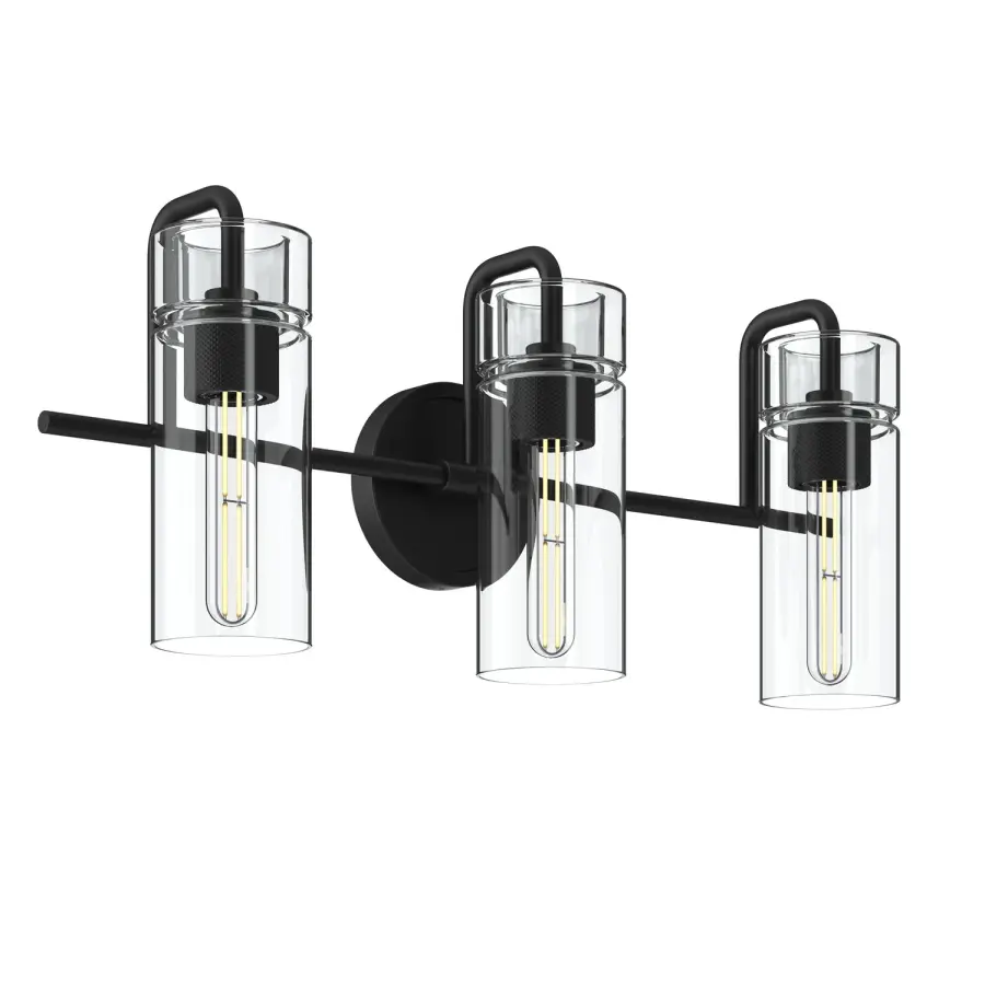 Niccol 3-Light Bath Vanity in Black