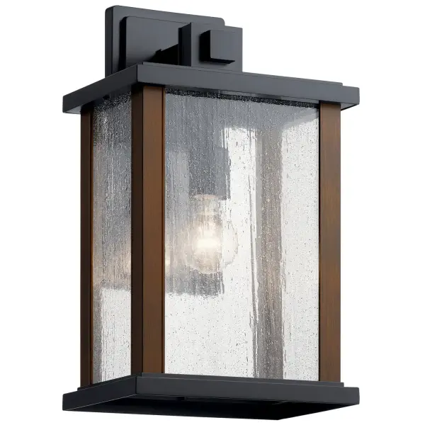 Marimount 17" Outdoor Wall Light in Black