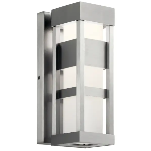 Ryler LED Outdoor Wall Mount in Brushed Aluminum