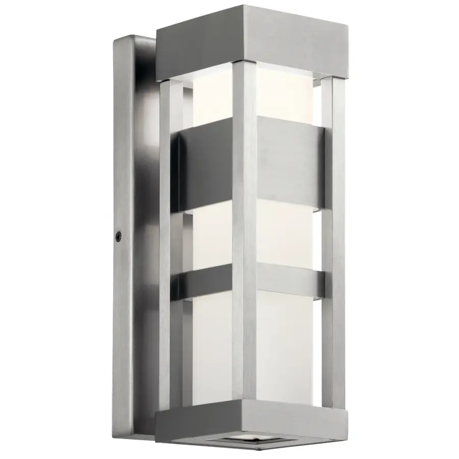 Ryler LED Outdoor Wall Mount in Brushed Aluminum