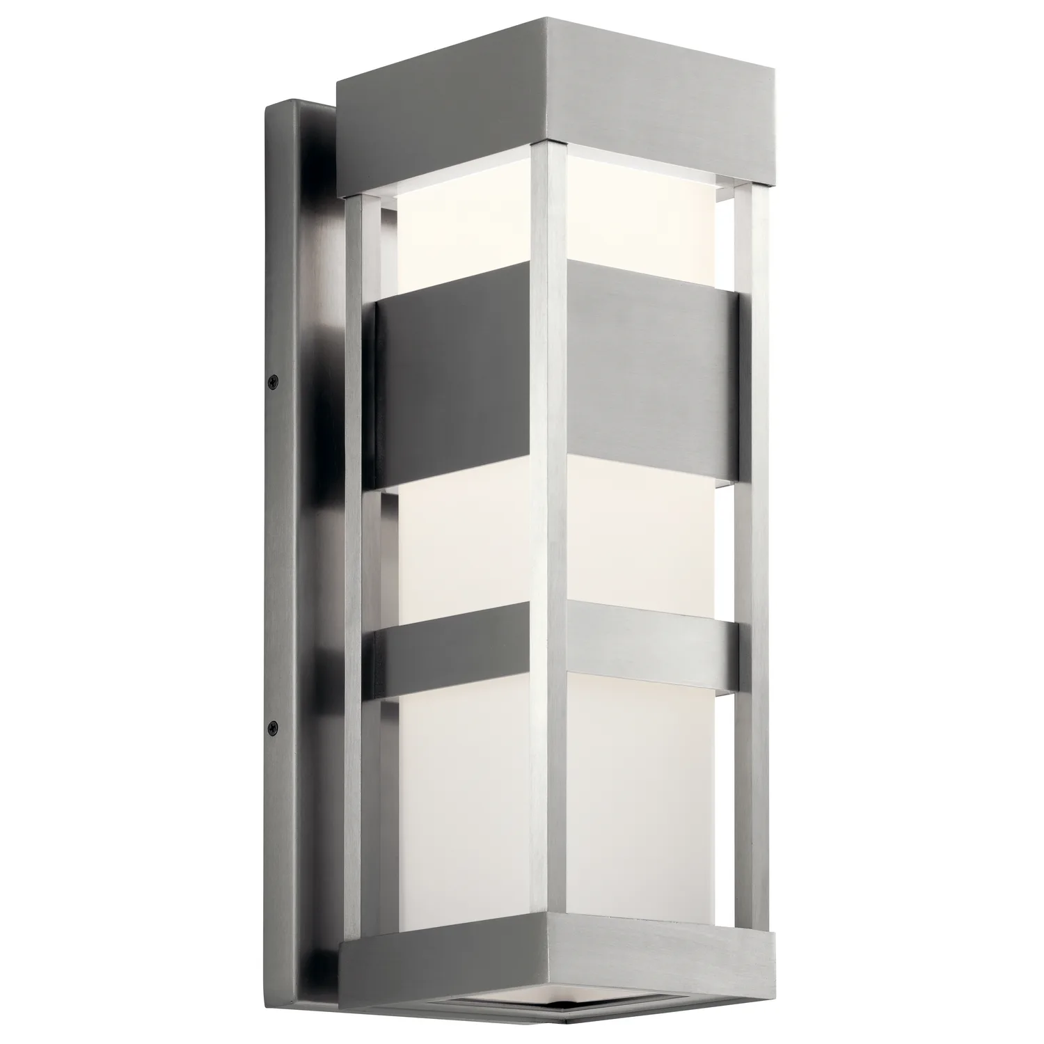 Ryler LED Outdoor Wall Mount in Brushed Aluminum