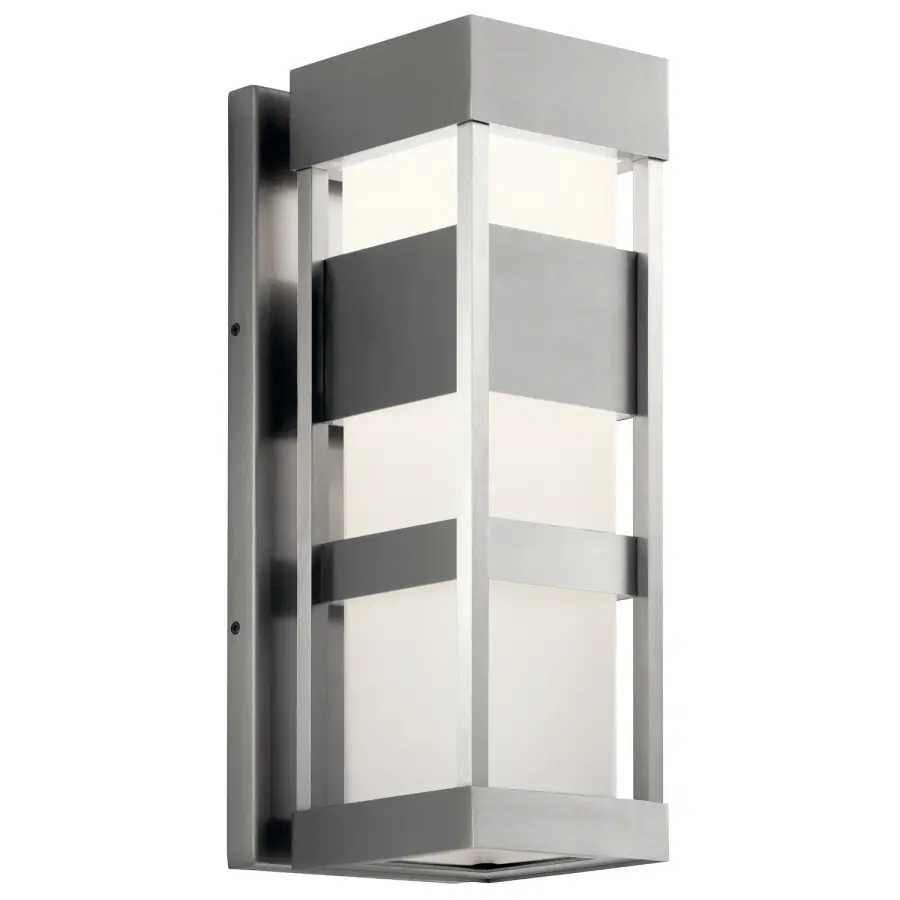 Ryler LED Outdoor Wall Mount in Brushed Aluminum