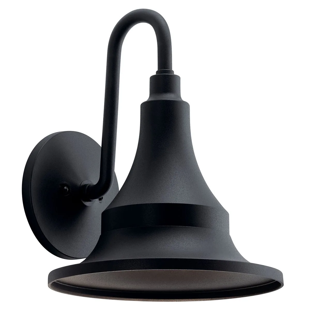 Hampshire Outdoor Wall Light in Textured Black