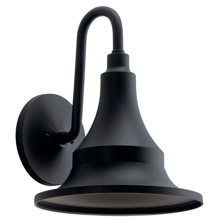 Hampshire Outdoor Wall Light in Textured Black