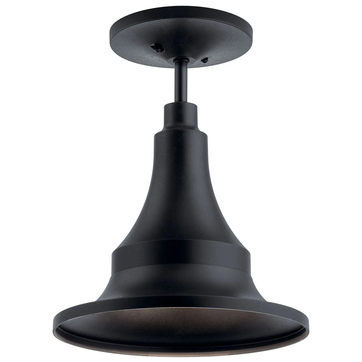 Hampshire Outdoor Pendant in Textured Black