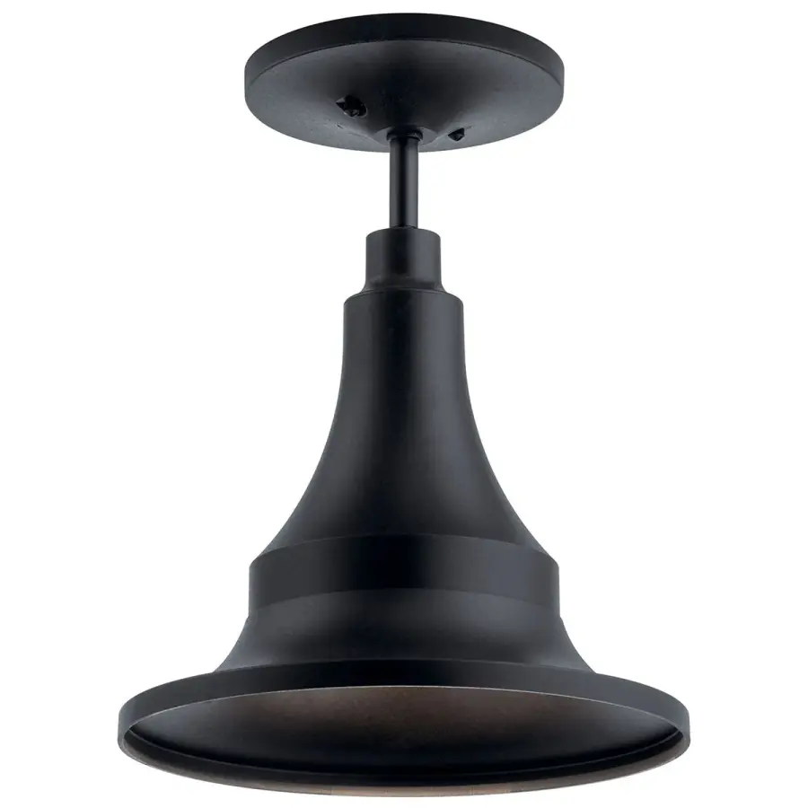 Hampshire Outdoor Pendant in Textured Black