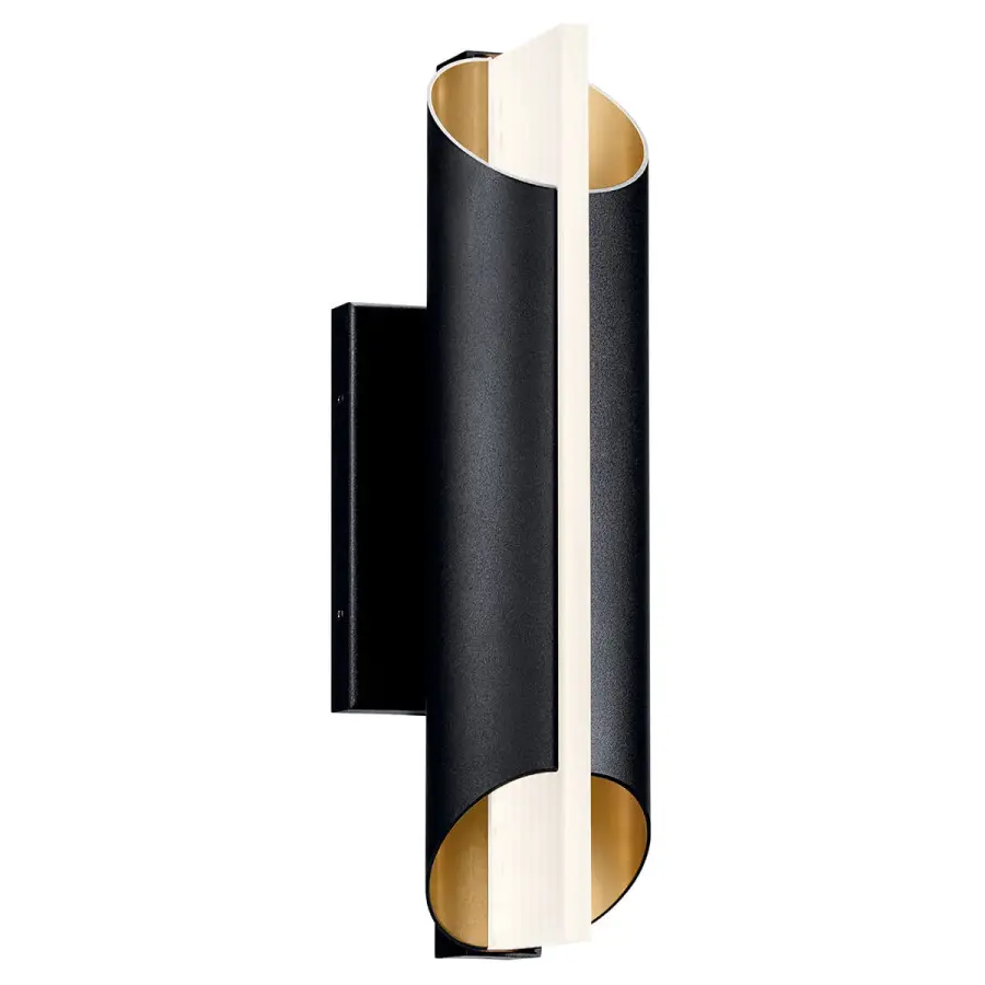 Sleek Contemporary Outdoor Wall Light with Integrated LED - Image 1