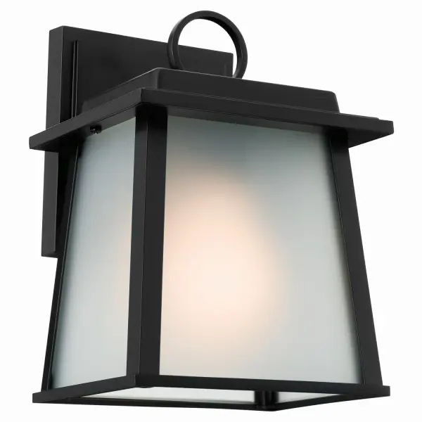 Noward One Light Outdoor Wall Mount in Black
