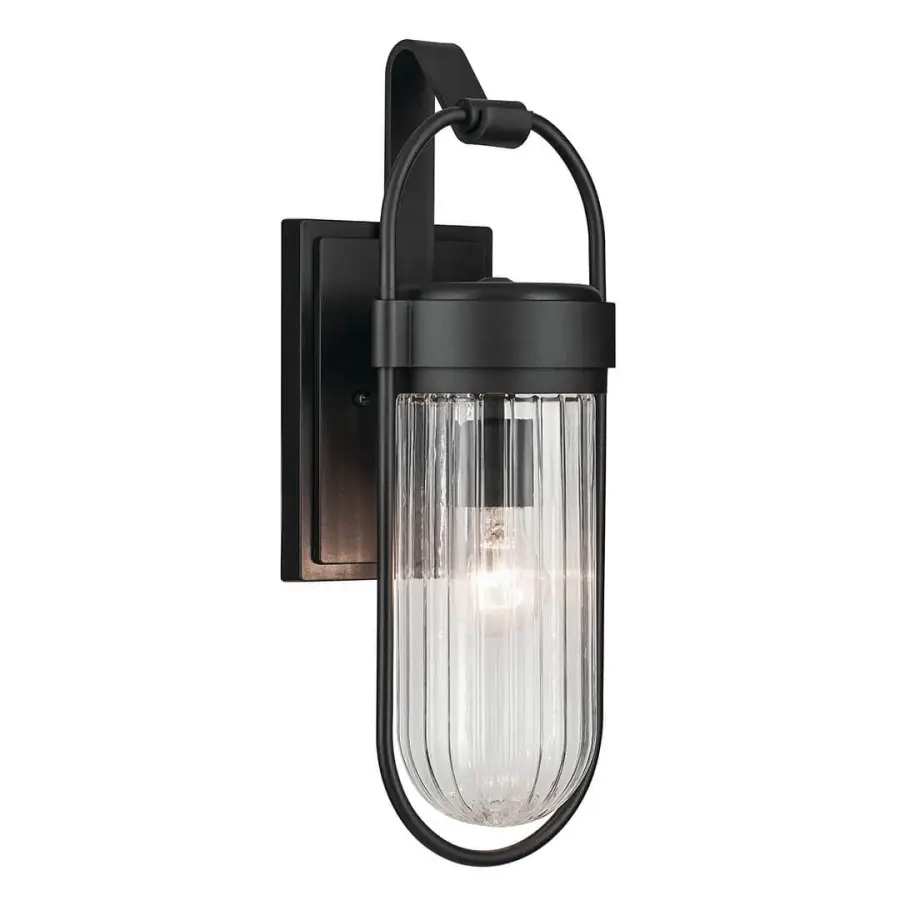 Modern Outdoor Wall Light with Industrial Edge and Wet-Rated Durability - Image 1