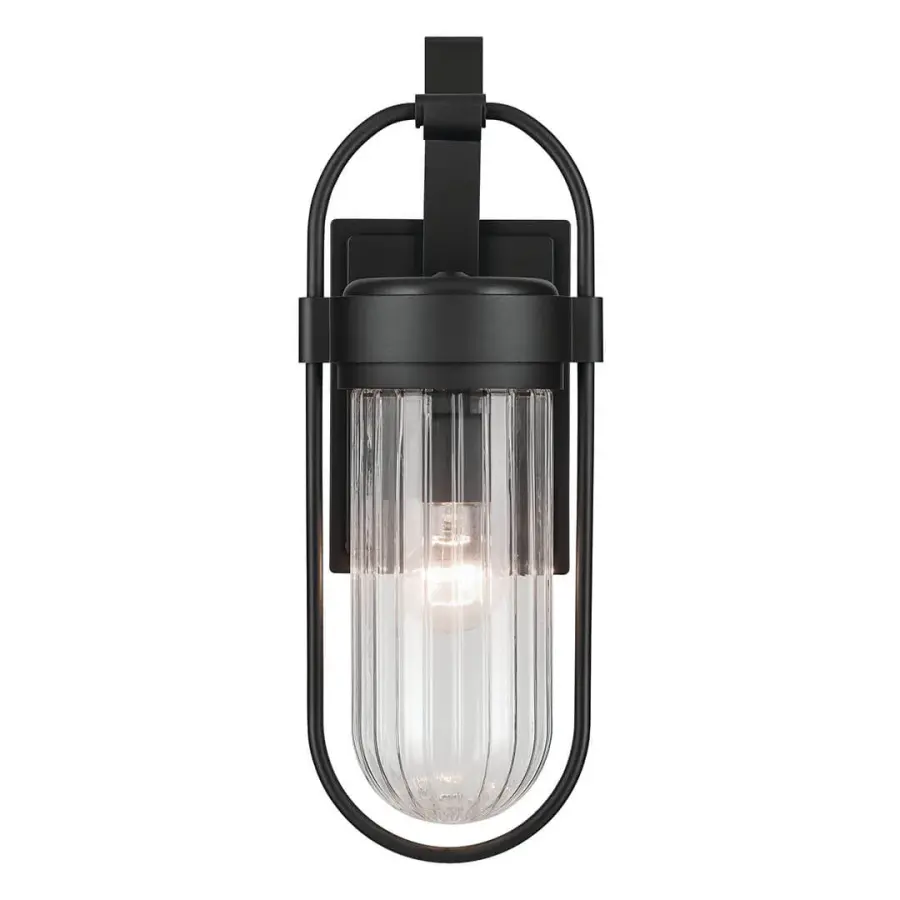 Modern Outdoor Wall Light with Industrial Edge and Wet-Rated Durability - Image 2