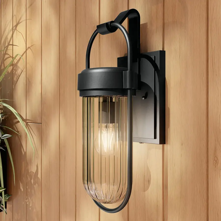 Modern Outdoor Wall Light with Industrial Edge and Wet-Rated Durability - Image 5