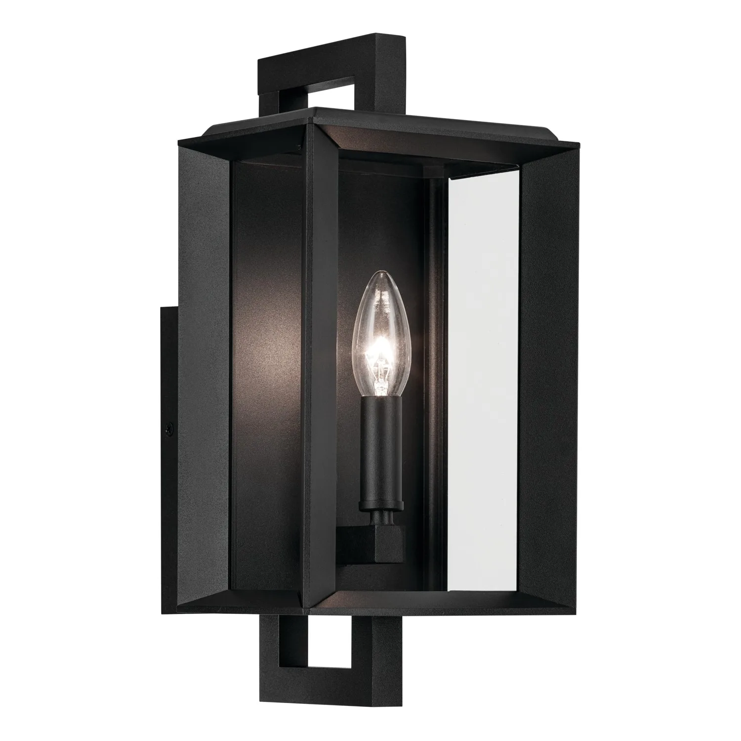 Kroft Outdoor Wall Sconce in Textured Black