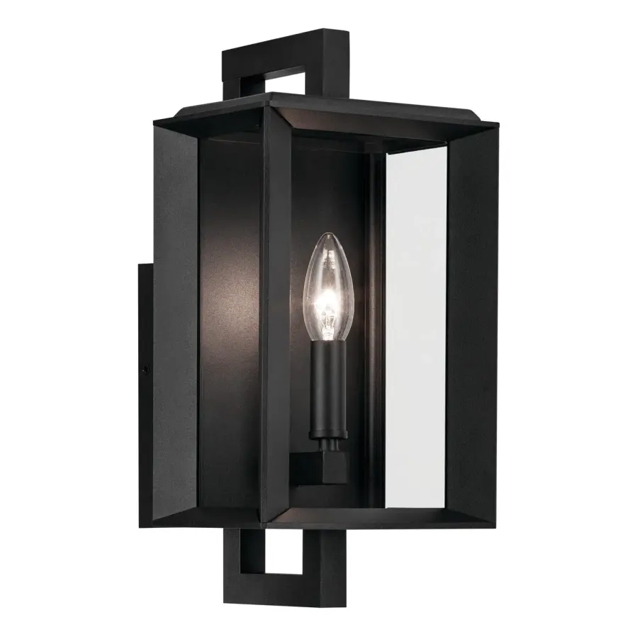 Kroft Outdoor Wall Sconce in Textured Black