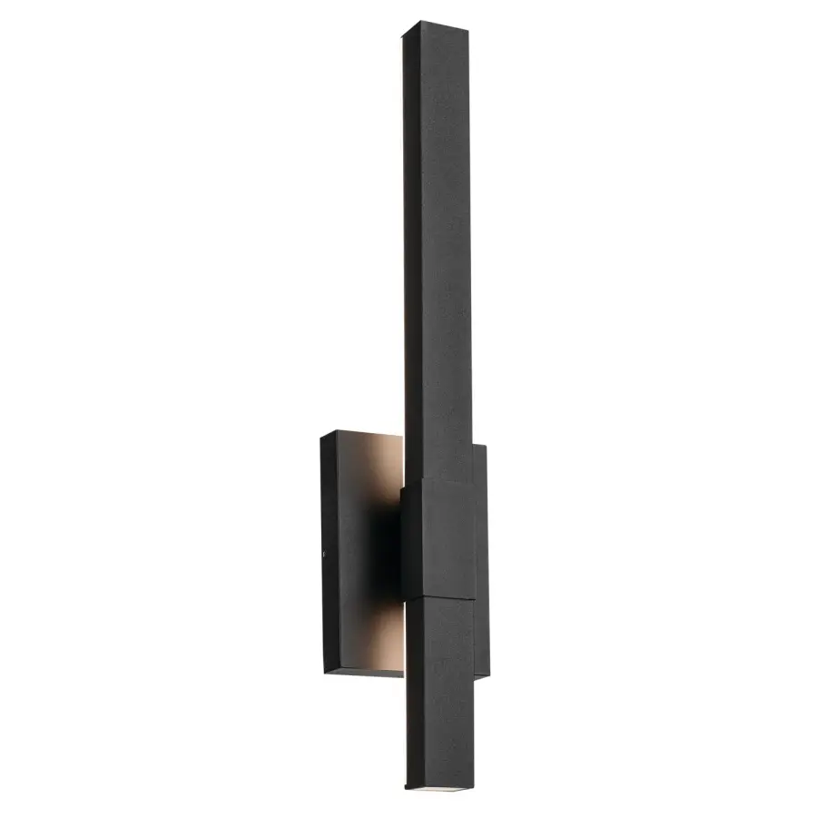 Nocar LED Outdoor Wall Light in Textured Black