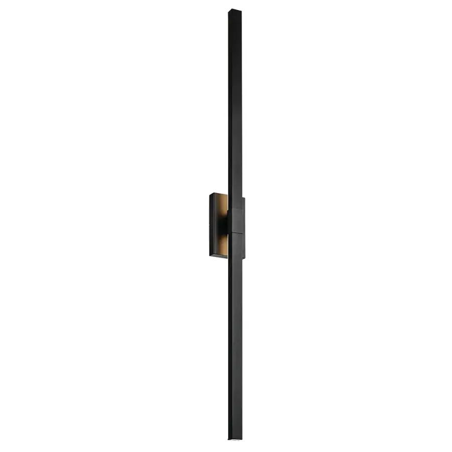 Nocar 60" Outdoor Wall Light in Textured Black - Image 1