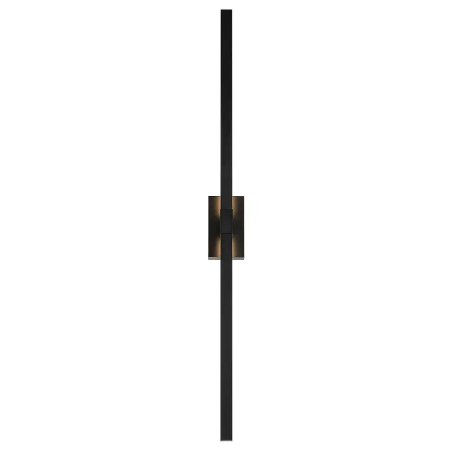 Nocar 60" Outdoor Wall Light in Textured Black - Image 2