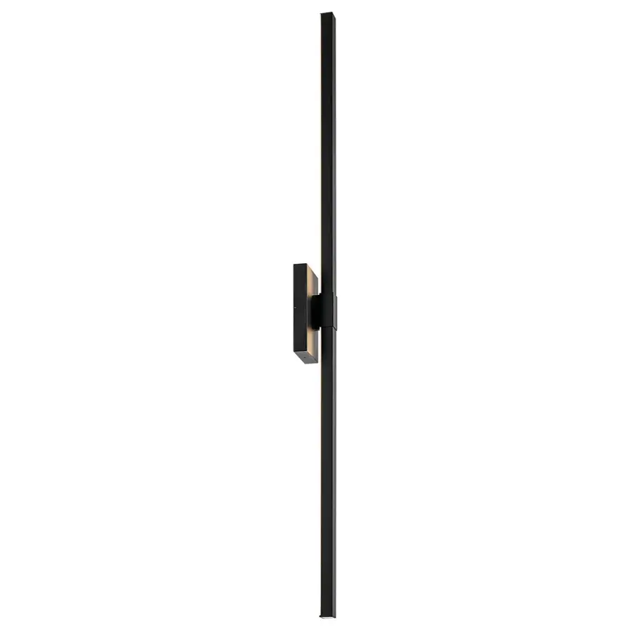 Nocar 60" Outdoor Wall Light in Textured Black - Image 3
