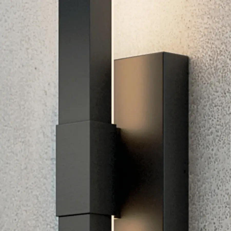 Nocar 60" Outdoor Wall Light in Textured Black - Image 5