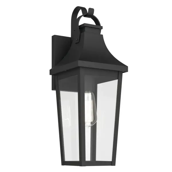 Cleary One Light Outdoor Wall Mount in Textured Black