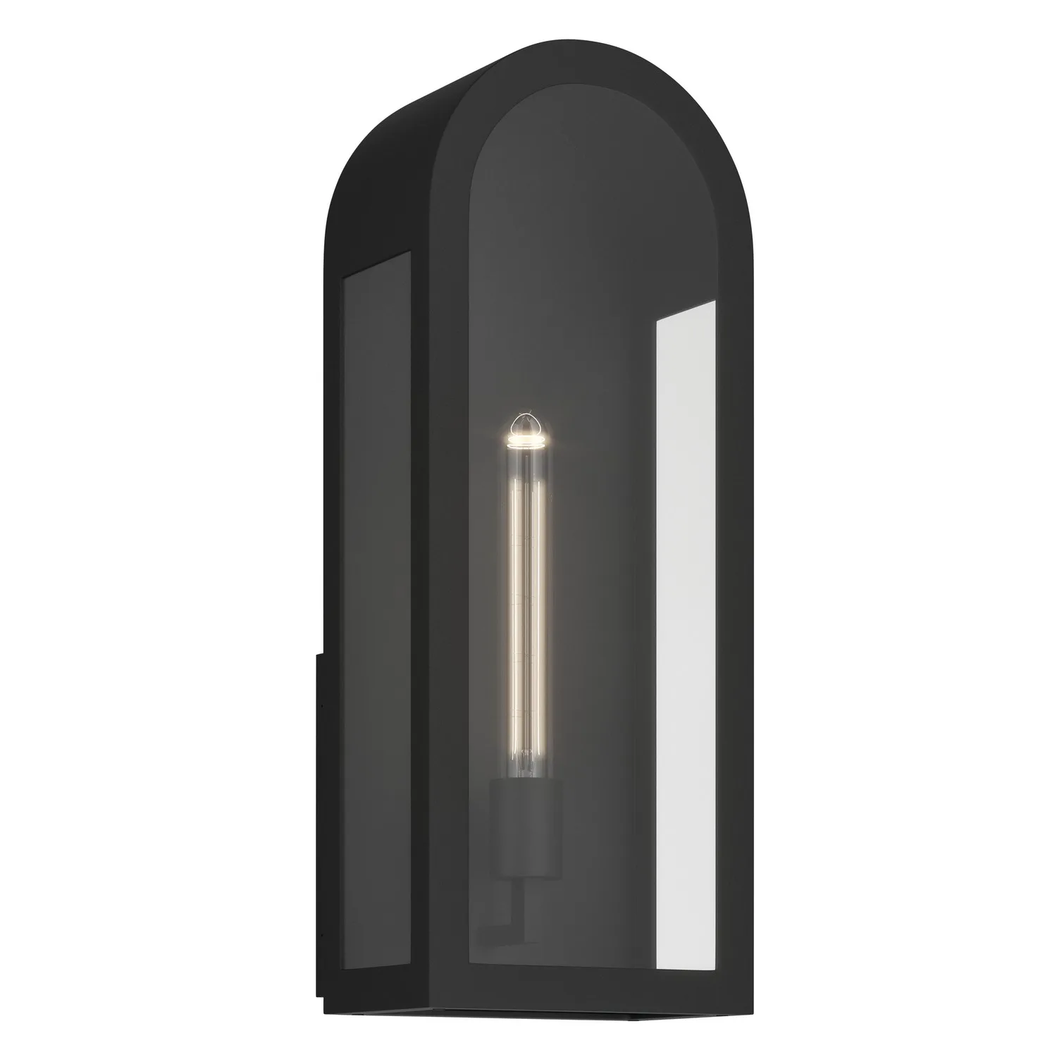 Marea One Light Outdoor Wall Mount in Textured Black