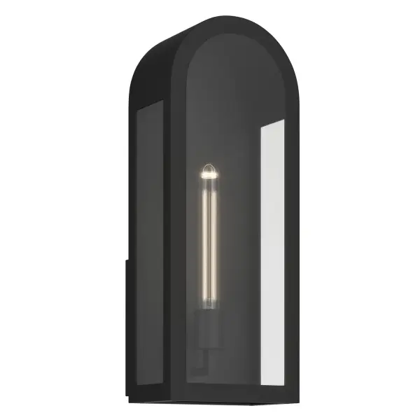 Marea One Light Outdoor Wall Mount in Textured Black
