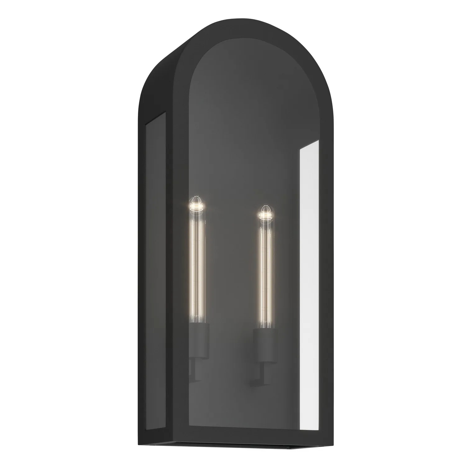 Marea Two Light Outdoor Wall Mount in Textured Black