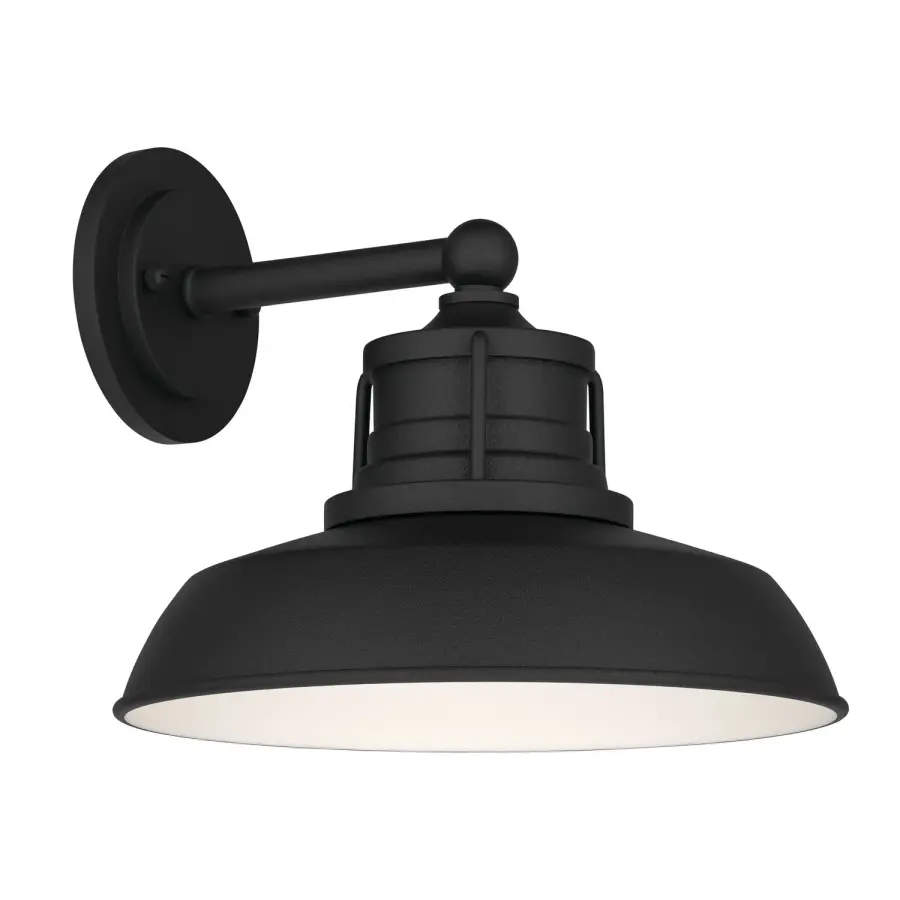 Fielding One Light Outdoor Wall Mount in Textured Black