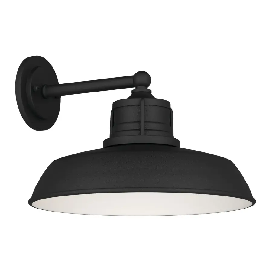 Fielding One Light Outdoor Wall Mount in Textured Black