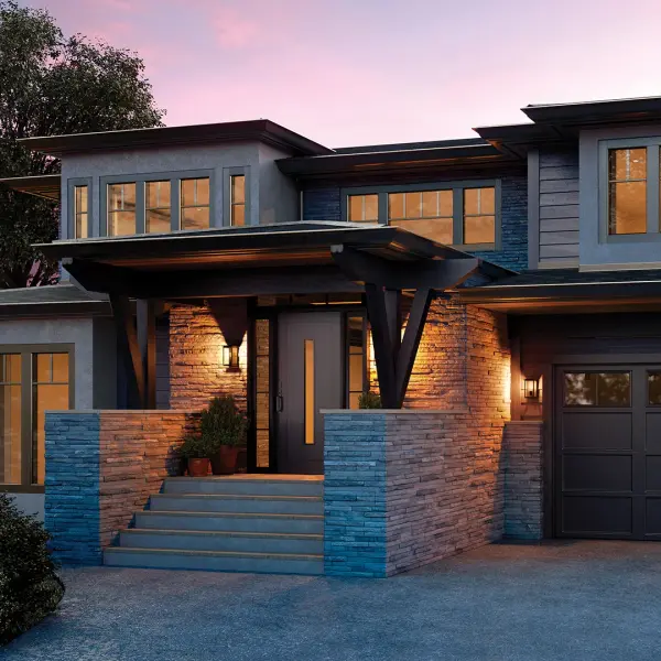 Charming Farmhouse-Style Outdoor Wall Light with Seeded Glass - Image 8