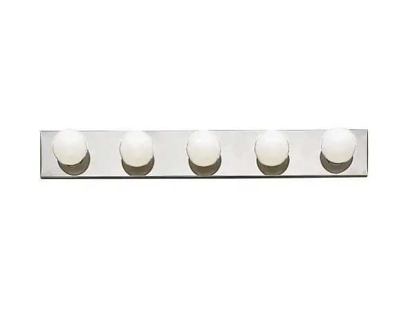 Five Light Linear Bath in Chrome