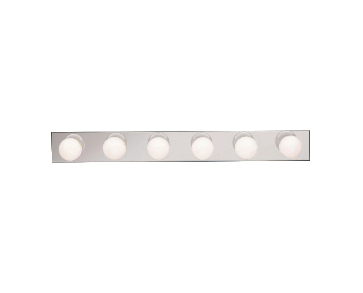 Six Light Linear Bath in Chrome