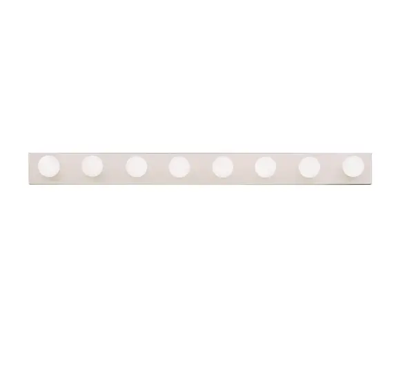 Eight Light Linear Bath in Chrome
