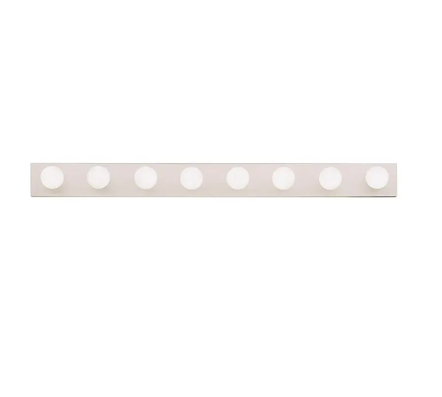 Eight Light Linear Bath in Chrome