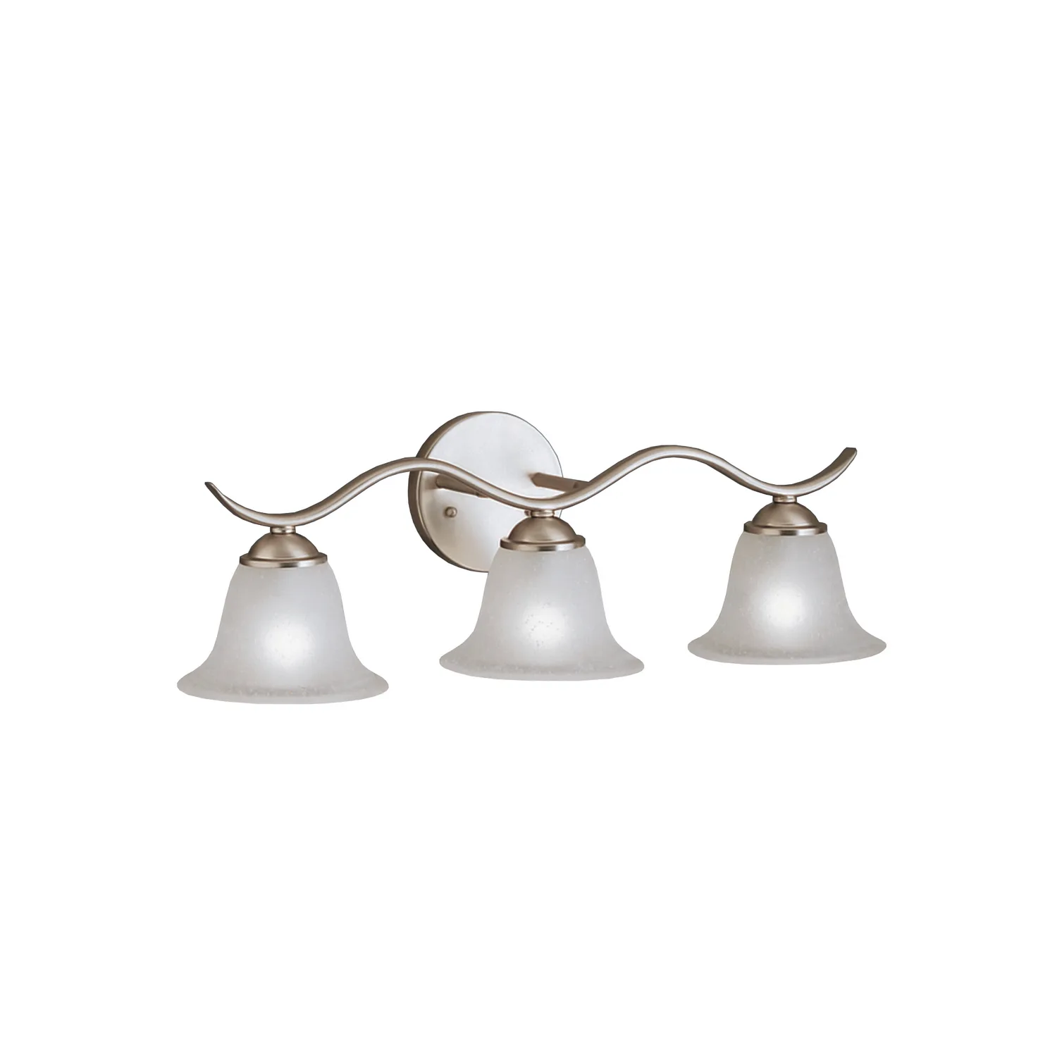 Dover 3-Light Bath Vanity in Brushed Nickel