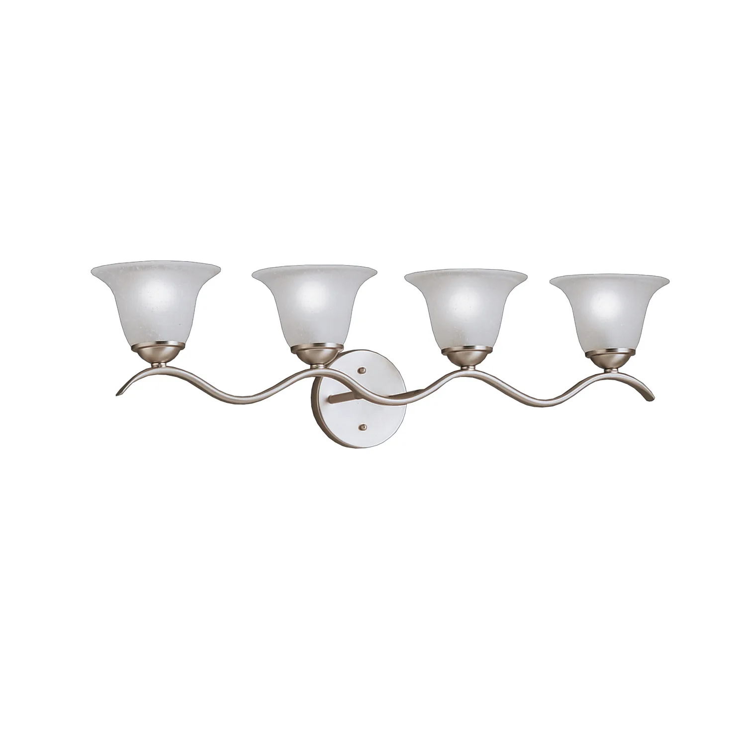 Dover 4-Light Bath Vanity in Brushed Nickel
