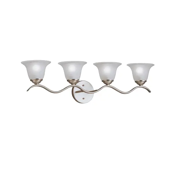 Dover 4-Light Bath Vanity in Brushed Nickel