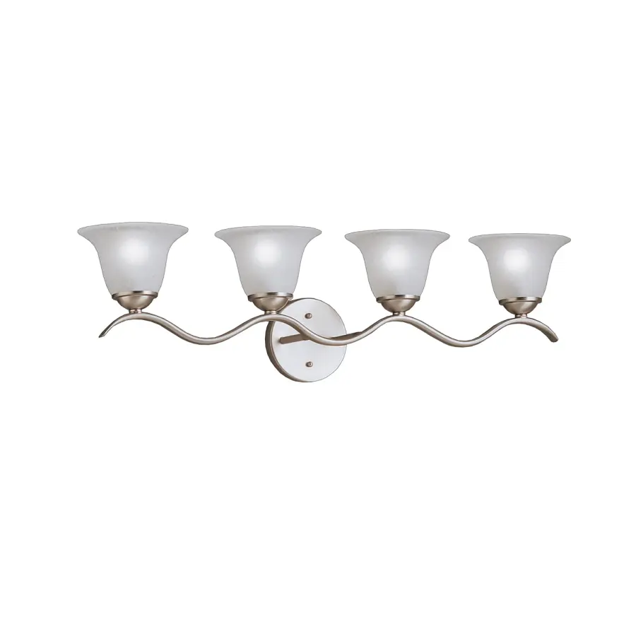 Dover 4-Light Bath Vanity in Brushed Nickel