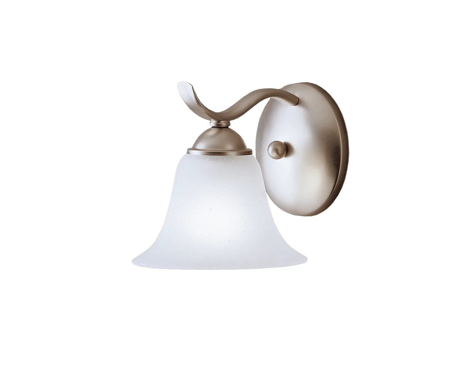 Dover One Light Wall Sconce in Brushed Nickel