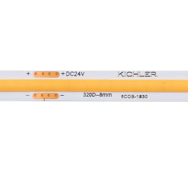The 6T Series delivers high-output 4000K neutral white light through advanced COB technology, creating a continuous glow without visible LED dots. Perfect for under-cabinet, cove, and accent lighting applications. - alternate view