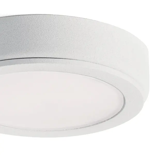 6D Series 24V LED Disc Light in Textured White - Image 2