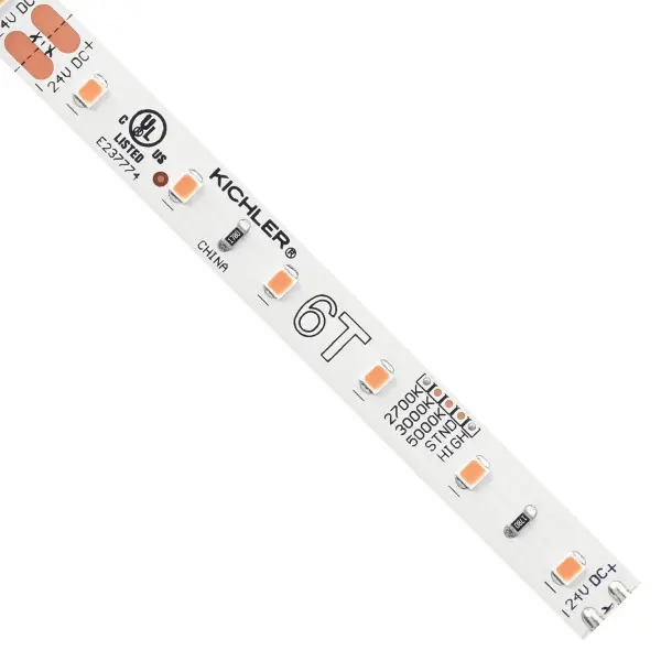 This 100-foot professional-grade LED tape light delivers warm 2700K illumination with 210 lumens per foot. Dimmable and energy-efficient, it's ideal for under-cabinet, cove, and accent lighting applications in residential and commercial spaces. - alternate view