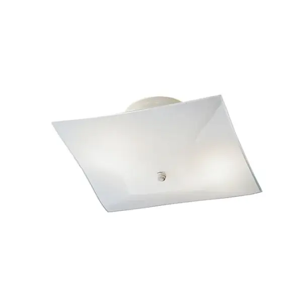 The Ceiling Space flush mount delivers clean, functional lighting in a compact 11.75" profile. Its white finish and etched glass shade provide soft, diffused illumination ideal for hallways, closets, and utility areas.