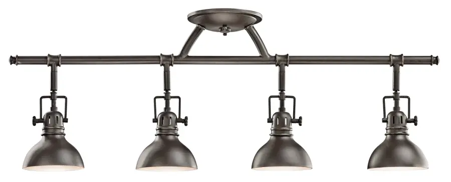 Hatteras Bay 4-Light Track Light in Olde Bronze