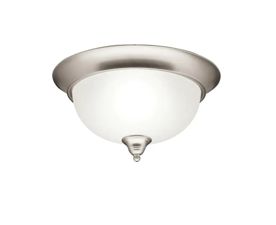 Dover Two Light Flush Mount in Brushed Nickel